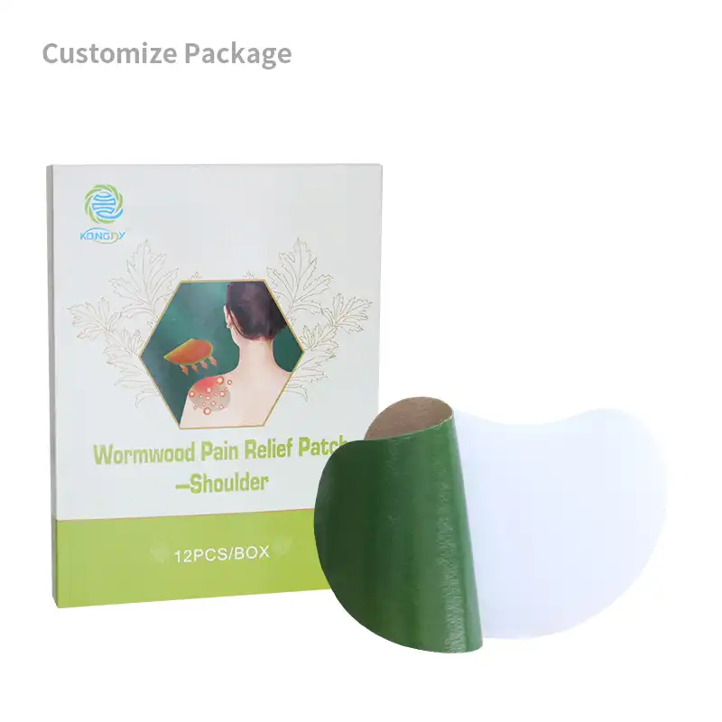 Пластырь с полынью для комфорта в области плеч