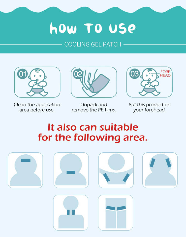 cooling relief gel patches Manufacturer