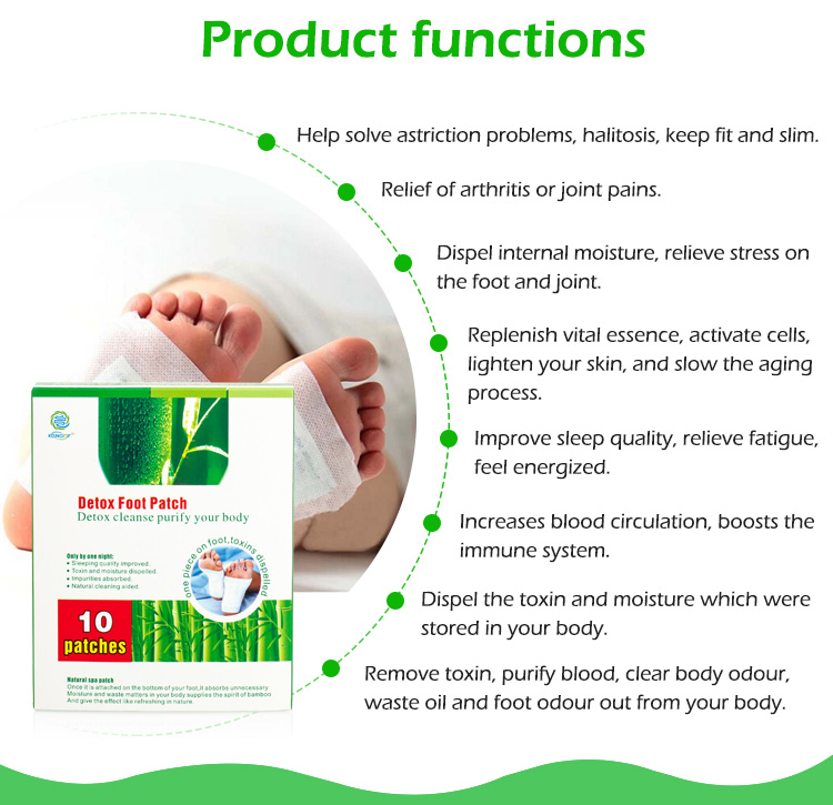 Bamboo Foot Detox Patches Manufacturer